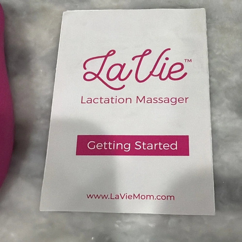 LaVie Lactation Massager Breastfeeding Pumping Massager Untested No Charger